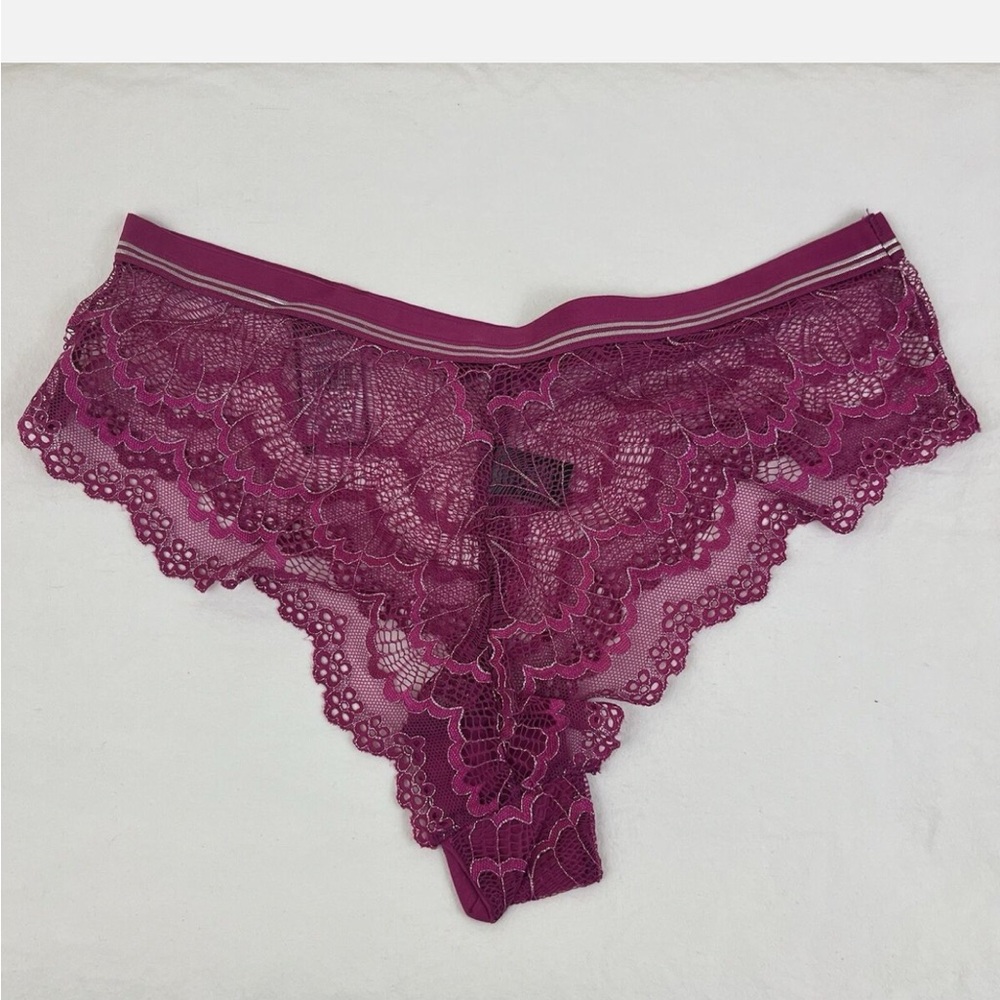 NWT Fredricks of Hollywood Caroline lace boyshort/ cheeky style panty - Picture 2 of 6